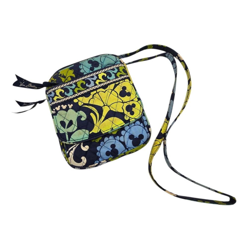 Vera Bradley Disney Where's Mickey Mini Hipster Crossbody Purse Bag Adjustable